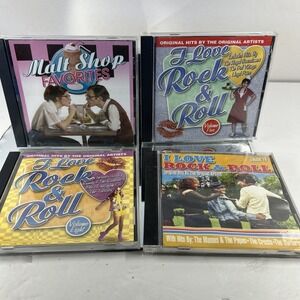 Lot Of 4‎ I Love Rock And Roll Volume 5 8 Malt Shop Favs I Love Rock N Roll Vol8